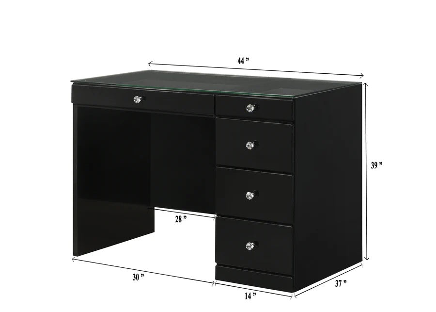 Morgan Vanity Set in Black