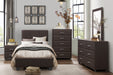 Lorenzi Twin Platform Bed in Brown - 2220TDBR-1 - FAMSA Furniture (TX)
