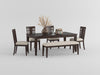 Makah Side Chair in Beige/Brown - 5496S - FAMSA Furniture (TX)