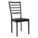 Flannery Side Chair in Black - 5038S - FAMSA Furniture (TX)