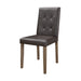 Ahmet Side Chair in Brown/Walnut - 5039BRS - FAMSA Furniture (TX)