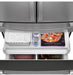 GE Profile™ ENERGY STAR® 28.7 Cu. Ft. Smart Fingerprint Resistant 4-Door French-Door Refrigerator With Dual-Dispense AutoFill Pitcher - FAMSA Furniture (TX)