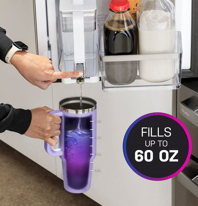 GE Profile™ ENERGY STAR® 28.7 Cu. Ft. Smart Fingerprint Resistant 4-Door French-Door Refrigerator With Dual-Dispense AutoFill Pitcher - FAMSA Furniture (TX)