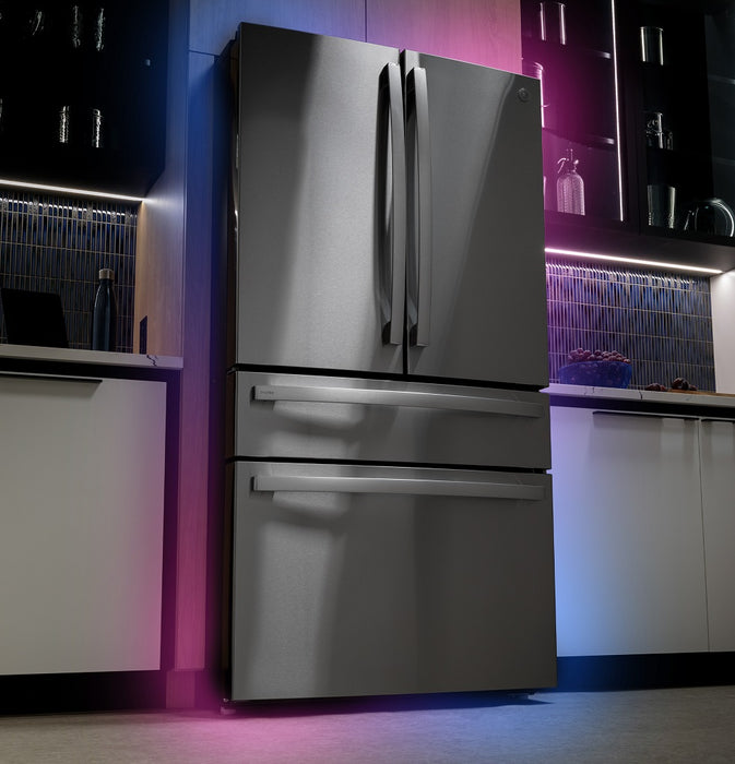 GE Profile™ ENERGY STAR® 28.7 Cu. Ft. Smart Fingerprint Resistant 4-Door French-Door Refrigerator With Dual-Dispense AutoFill Pitcher - FAMSA Furniture (TX)