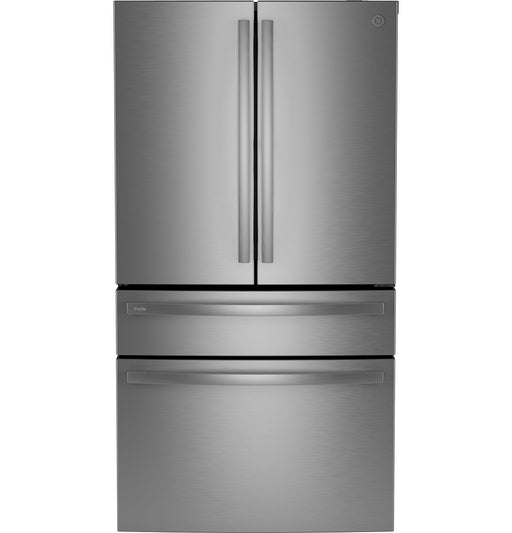 GE Profile™ ENERGY STAR® 28.7 Cu. Ft. Smart Fingerprint Resistant 4-Door French-Door Refrigerator With Dual-Dispense AutoFill Pitcher - FAMSA Furniture (TX)