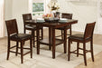 Galena 5-Piece Pack Counter Height Set in Brown/Cherry - 5050-36 - FAMSA Furniture (TX)