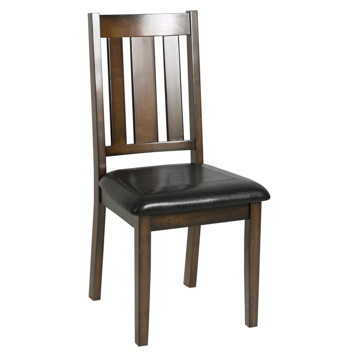 Mosely 5-Piece Pack Dinette Set in Cherry/Brown - 5103 - FAMSA Furniture (TX)