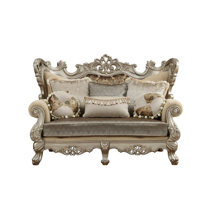 Loveseat w/6 Pillows - Image 2