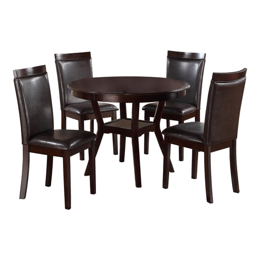 Shankmen 5-Piece Pack Dinette Set in Espresso - 5104 - FAMSA Furniture (TX)