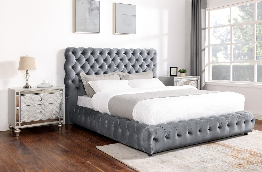 Flory Upholstered Platform Bed