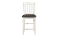 Kiwi 5pc Set (TB+4S) in White/Cherry/Brown - 5162WW-36*5 - FAMSA Furniture (TX)