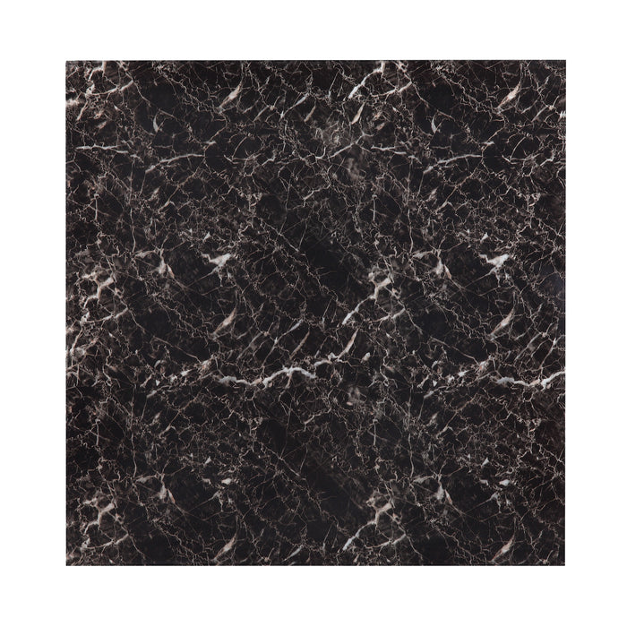 Olney 5-Piece Pack Counter Height Set, Faux Marble Top in Brown/Black - 5275-36 - FAMSA Furniture (TX)
