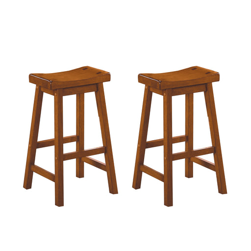 Saddleback 29 Pub Height Stool, RTA in Oak - 5302A-29 - FAMSA Furniture (TX)