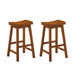 Saddleback 29 Pub Height Stool, RTA in Oak - 5302A-29 - FAMSA Furniture (TX)