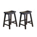 Saddleback 24 Counter Height Stool, RTA in Black - 5302BK-24 - FAMSA Furniture (TX)