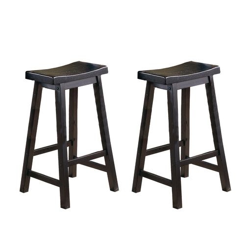 Saddleback 29 Pub Height Stool, RTA in Black - 5302BK-29 - FAMSA Furniture (TX)