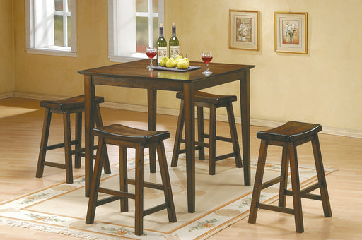 Saddleback 24 Counter Height Stool, RTA in Cherry - 5302C-24 - FAMSA Furniture (TX)