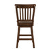 Schleiger Swivel Counter Height Chair in Brown - 5400-24SW - FAMSA Furniture (TX)