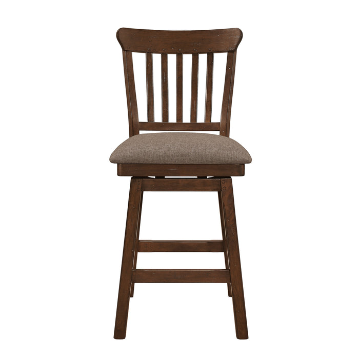 Schleiger 5pc Set (TB+4S) in Brown - 5400-36XL*5SW - FAMSA Furniture (TX)