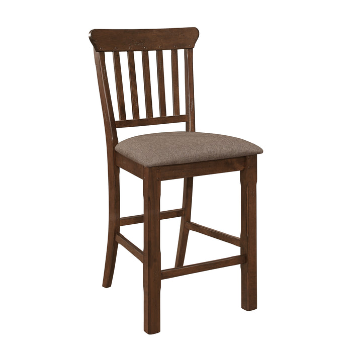 Schleiger Counter Height Chair in Brown - 5400-24 - FAMSA Furniture (TX)