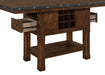 Schleiger 5pc Set (TB+4S) in Brown - 5400-36XL*5SW - FAMSA Furniture (TX)