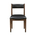 Clive Side Chair in Black/Cherry - 5413S - FAMSA Furniture (TX)