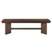 Franco Bench in Brown/Walnut - 5414-13 - FAMSA Furniture (TX)