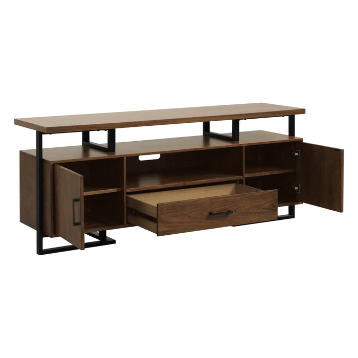 Sedley TV Stand in Black/Brown - 54150RF-68T - FAMSA Furniture (TX)