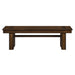 Sedley 58” Bench in Brown - 5415RF-13 - FAMSA Furniture (TX)