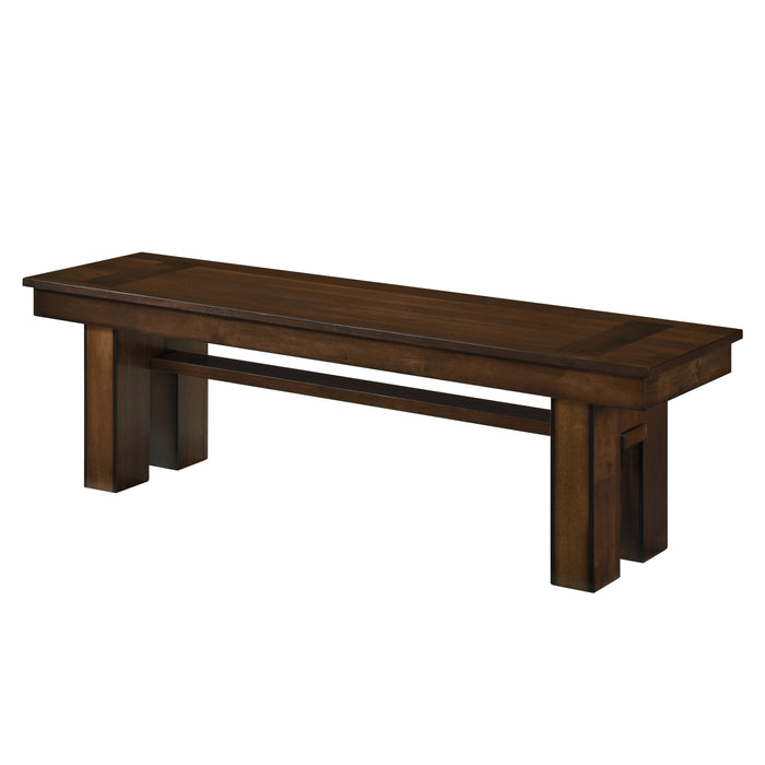Sedley 58” Bench in Brown - 5415RF-13 - FAMSA Furniture (TX)
