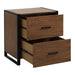 Sedley File Cabinet in Black/Brown - 5415RF-18 - FAMSA Furniture (TX)