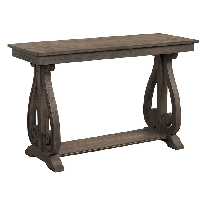 Toulon Sofa Table in Brown/Dark Oak - 5438-05 - FAMSA Furniture (TX)