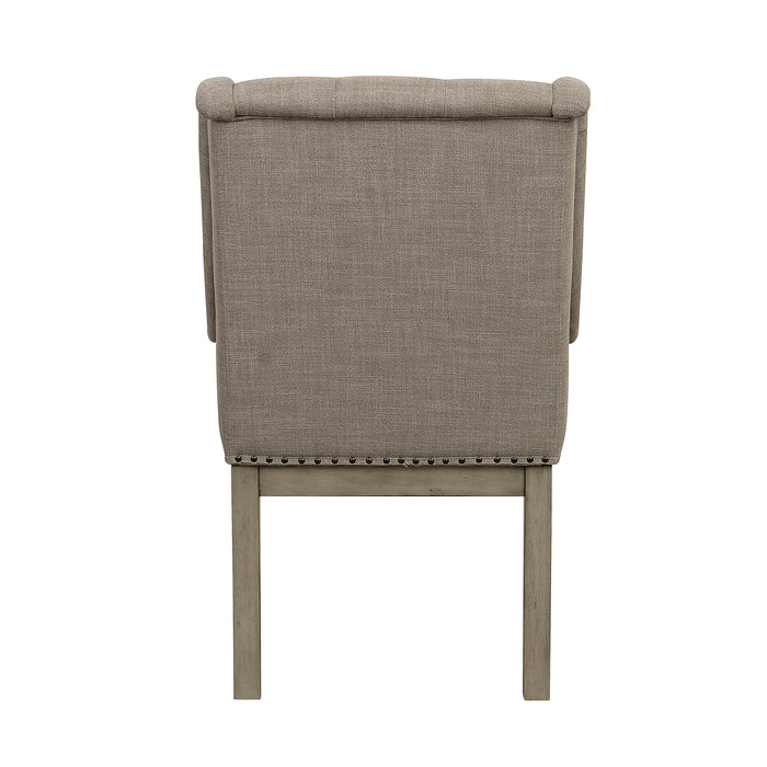 Vermillion Arm Chair in Gray/Taupe/Beige - 5442A - FAMSA Furniture (TX)