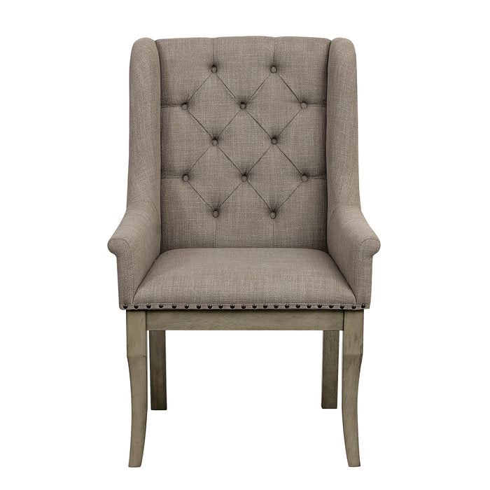 Vermillion Arm Chair in Gray/Taupe/Beige - 5442A - FAMSA Furniture (TX)