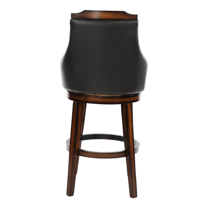 Bayshore Swivel Pub Height Chair in Oak/Brown - 5447-29S - FAMSA Furniture (TX)