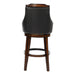 Bayshore Swivel Pub Height Chair in Oak/Brown - 5447-29S - FAMSA Furniture (TX)