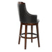 Bayshore Swivel Pub Height Chair in Oak/Brown - 5447-29S - FAMSA Furniture (TX)