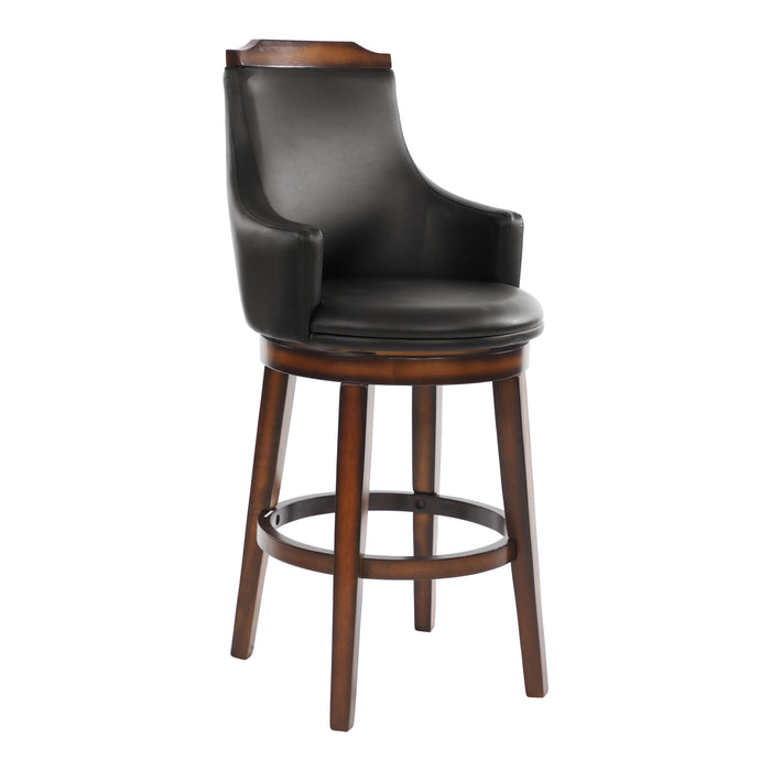 Bayshore Swivel Pub Height Chair in Oak/Brown - 5447-29S - FAMSA Furniture (TX)