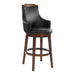 Bayshore Swivel Pub Height Chair in Oak/Brown - 5447-29S - FAMSA Furniture (TX)