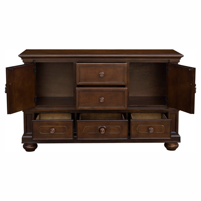 Lordsburg Buffet/Server in Brown/Cherry - 5473-55 - FAMSA Furniture (TX)
