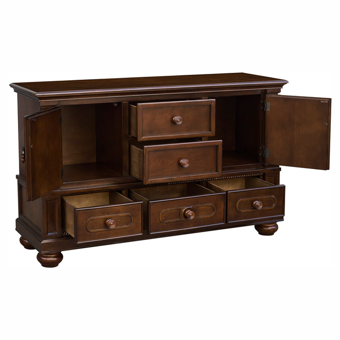 Lordsburg Buffet/Server in Brown/Cherry - 5473-55 - FAMSA Furniture (TX)