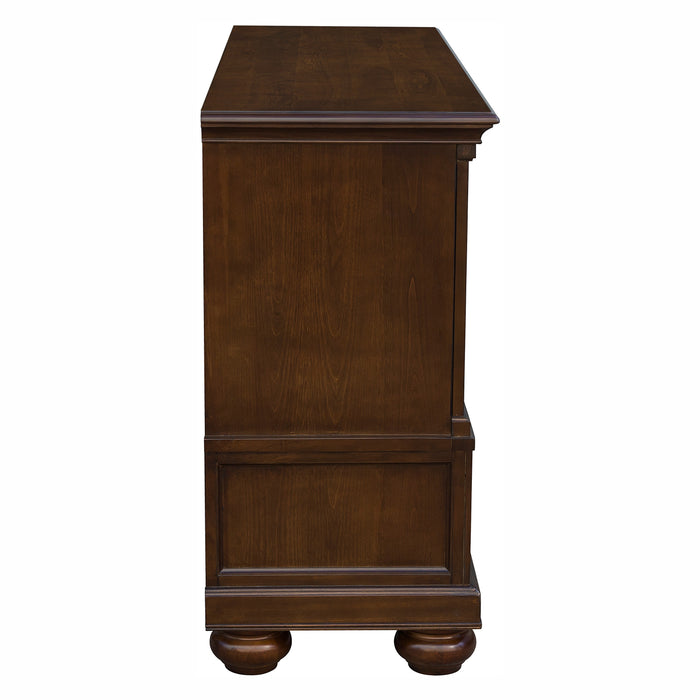 Lordsburg Buffet/Server in Brown/Cherry - 5473-55 - FAMSA Furniture (TX)