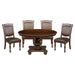 Lordsburg 5pc Set (TB+4S) in Brown/Cherry - 5473-54*5 - FAMSA Furniture (TX)