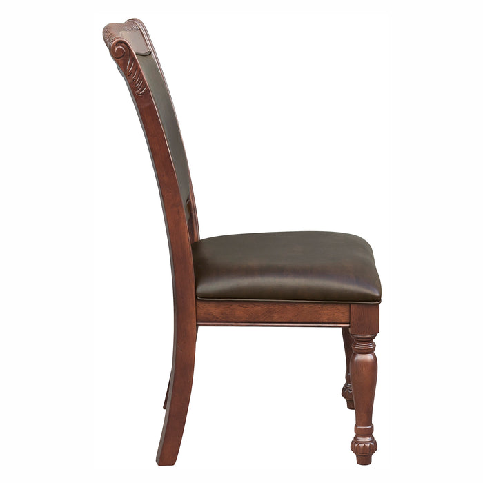 Lordsburg SIDE CHAIR in Brown/Cherry - 5473S - FAMSA Furniture (TX)