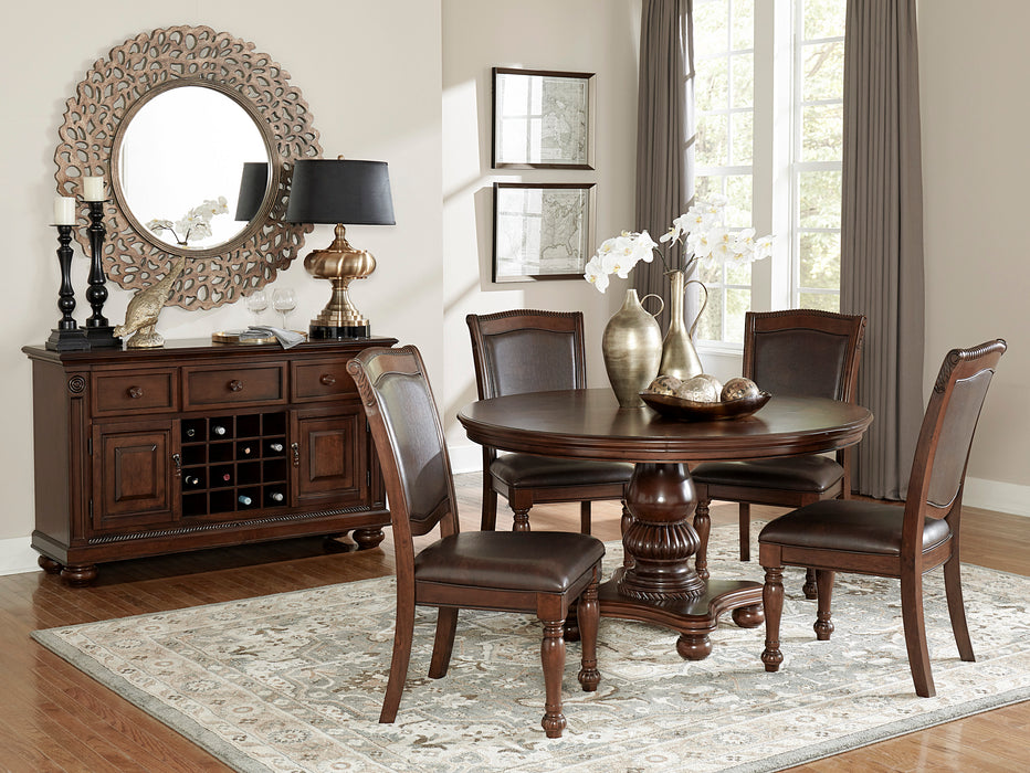 Lordsburg SIDE CHAIR in Brown/Cherry - 5473S - FAMSA Furniture (TX)