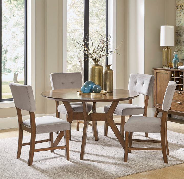 Edam Round Dining Table in Oak - 5492-52 - FAMSA Furniture (TX)