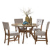 Edam 5pc Set (TB+4S) in Oak/Gray - 5492-52*5 - FAMSA Furniture (TX)