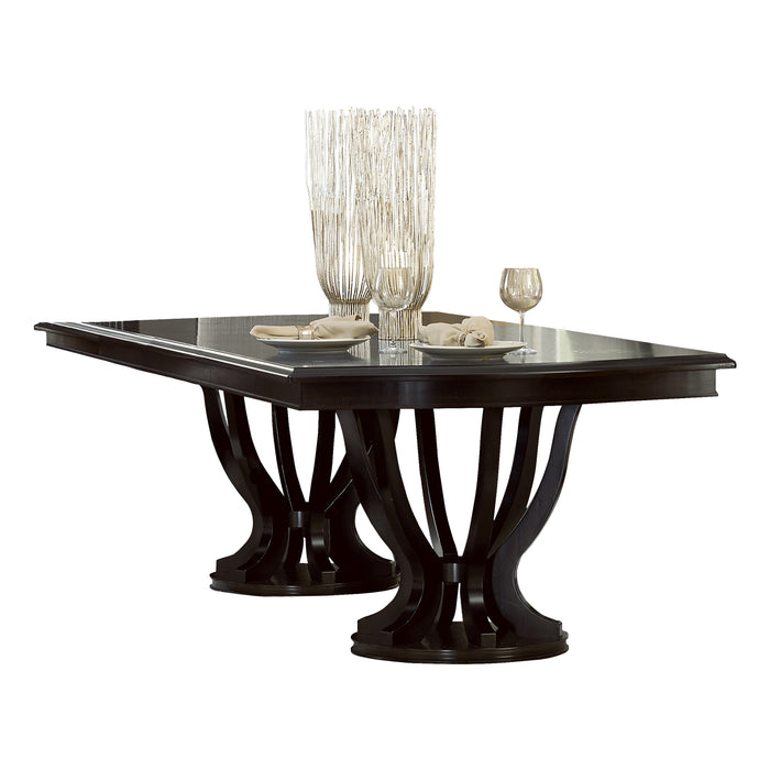 Savion 5pc Set (TB+4S) in Beige/Espresso - 5494-106*5 - FAMSA Furniture (TX)