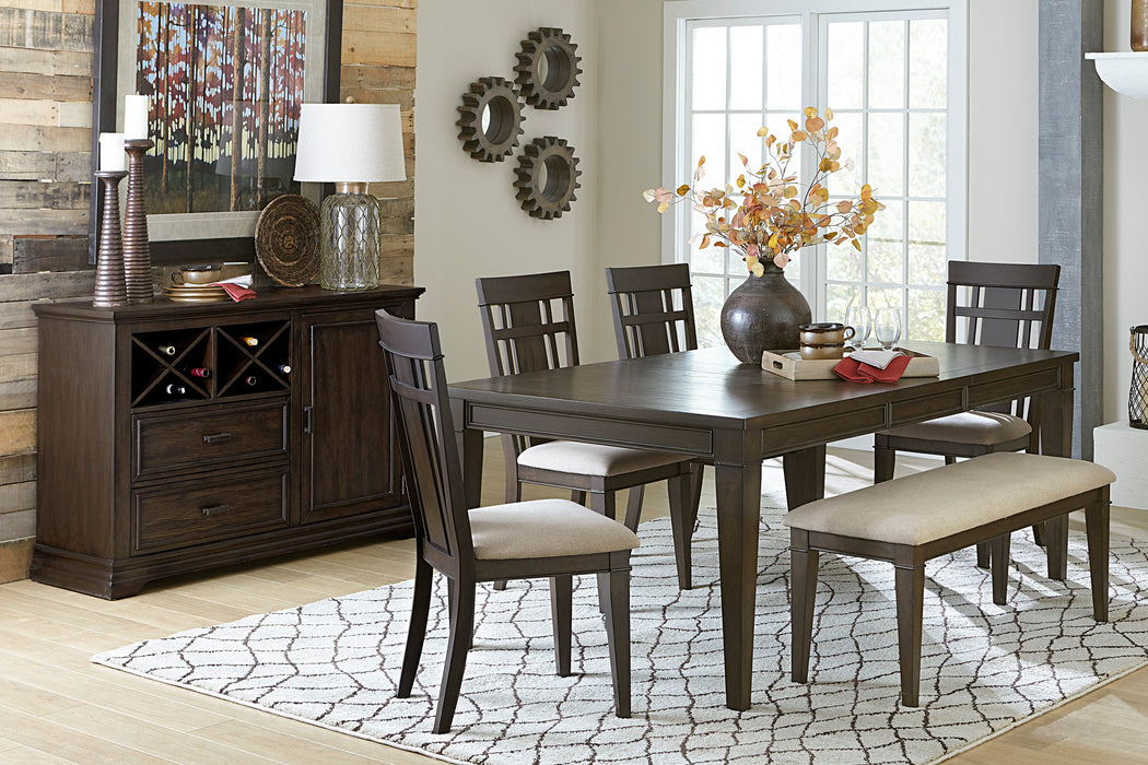 Makah Side Chair in Beige/Brown - 5496S - FAMSA Furniture (TX)