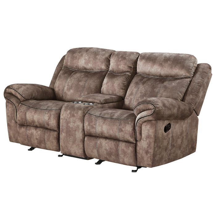 Zubaida Motion Loveseat & Console w/USB Port - Image 2